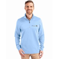Cutter & Buck Traverse Recycled Smooth Stretch Mens Quarter Zip Pullover