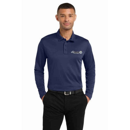 Port Authority® Silk Touch™ Performance Long Sleeve Polo
